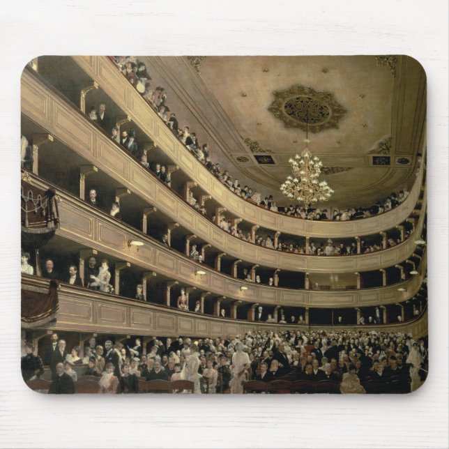 Mousepad O auditório do teatro velho do castelo, 1888 (Frente)