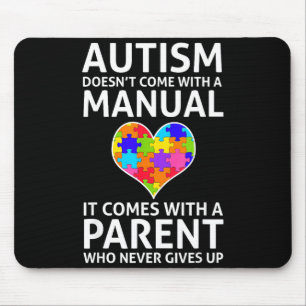 Mousepad O Autismo Não Vem Com Um Manual Mãe Pai Autista