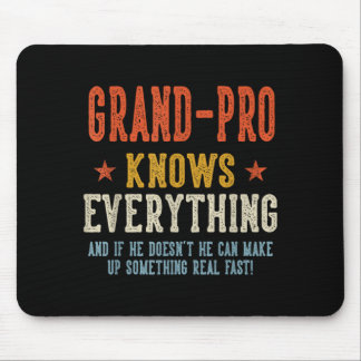 Mousepad O avô sabe tudo dia dos pais retrô