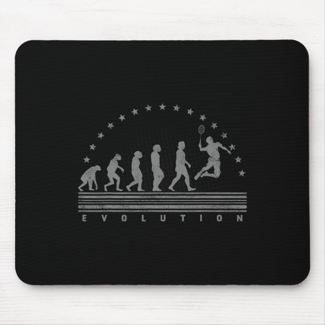 Mousepad O Badminton Evolui O Trapaceiro Masculino (Frente)