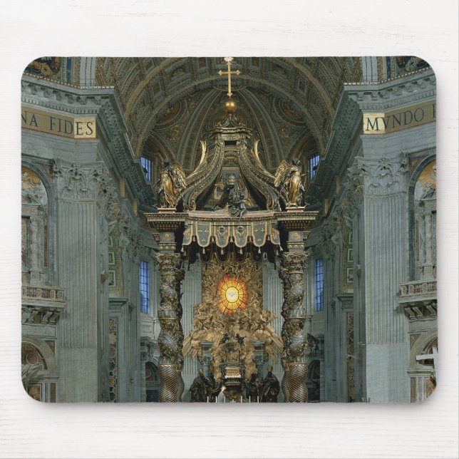 Mousepad O Baldacchino, o altar alto e a cadeira (Frente)