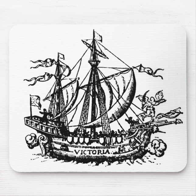 Mousepad O barco 'Victoria de Fernão de Magalhães (Frente)