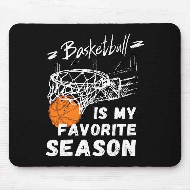 Mousepad O Basquete É O Meu Presente De Estação Favorito (Frente)