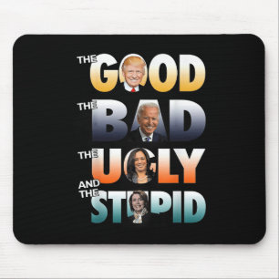 Mousepad O Bastão Bom O Biden Ruim O Mau