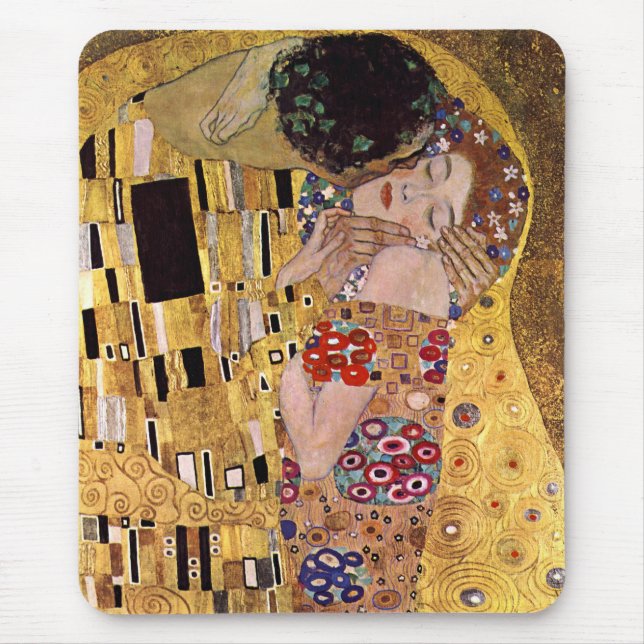 Mousepad O beijo, Gustavo Klimt (Frente)