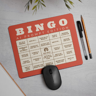 Mousepad O Bingo AI - Edição de Prompt - Faça o seu