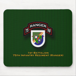 Mousepad ø Bn, 75th infantaria - guardas florestais flash &