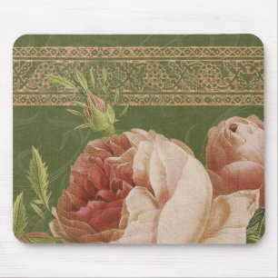 Mousepad O BOHEMIAN AUMENTOU no pêssego e na verde azeiton