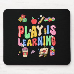 Mousepad O Brincar é Aprender Professor Crianças Volta às A