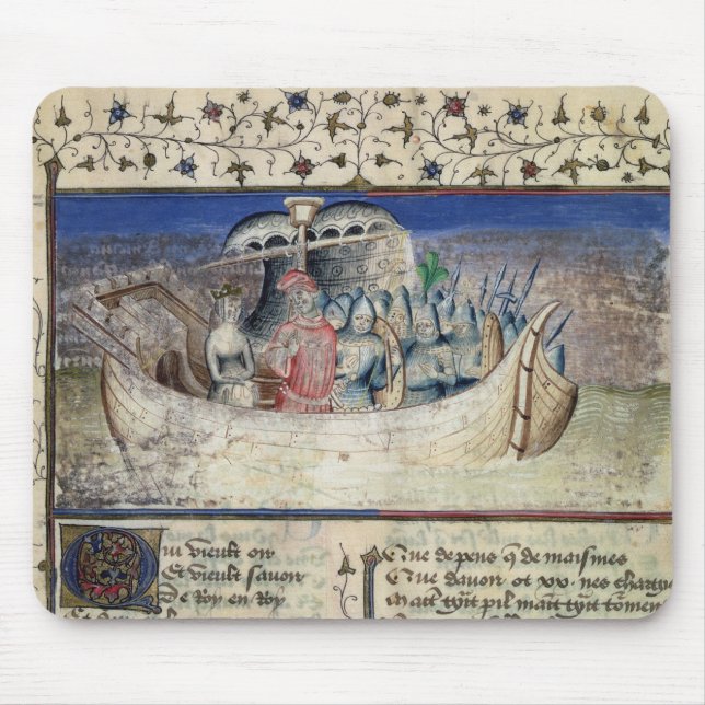 Mousepad O Brutus o Trojan ajusta a vela para Grâ Bretanha, (Frente)