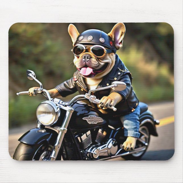 Mousepad O Bulldog Francês "Frenchie" no Pad do Rato de Mot (Frente)