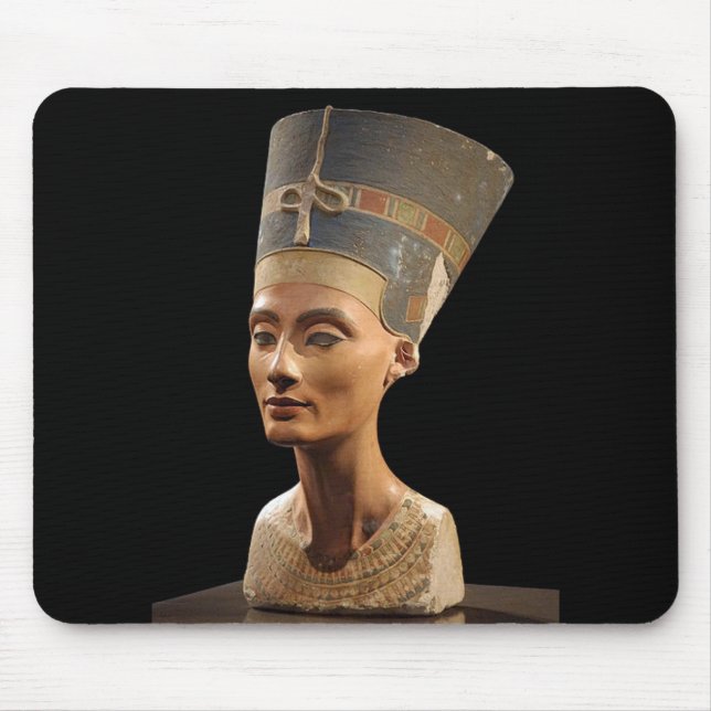 Mousepad O busto da rainha Nefertiti (Frente)