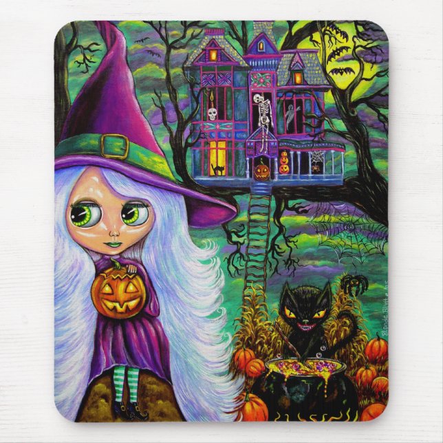 Mousepad O Cabeçalho das Treehouse Halloween (Frente)