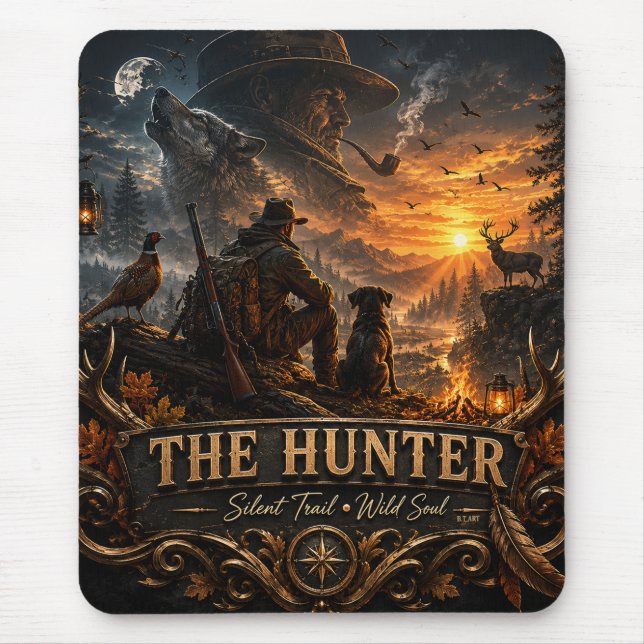 Mousepad O Caçador, Na Selvagem Solidão (Frente)