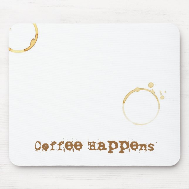 Mousepad O café acontece (Frente)