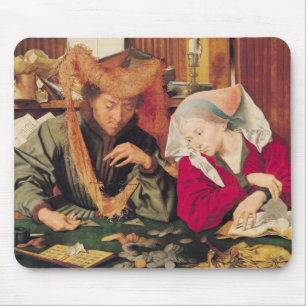 Mousepad O cambiador de dinheiro e sua esposa, 1539