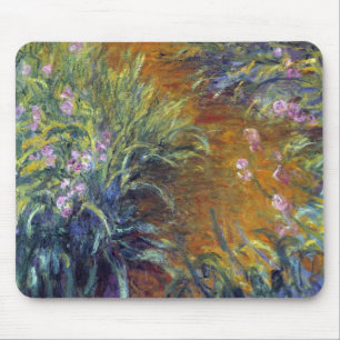 Mousepad O Caminho através das Íris por Claude Monet