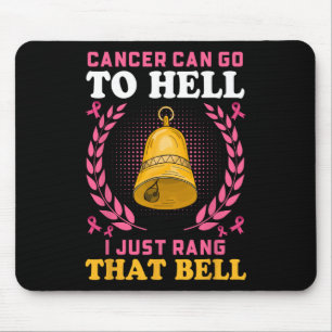 Mousepad O Cancer Da Mama Pode Ir Para O Inferno Eu Só Pren