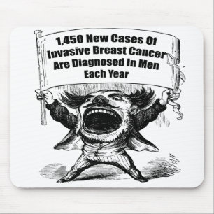 Mousepad - o cancro da mama dos homens