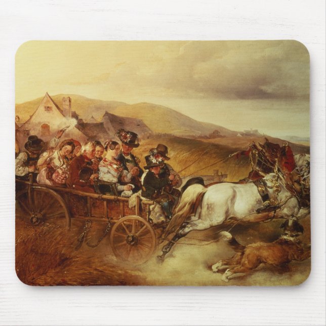 Mousepad O carro do casamento (Frente)