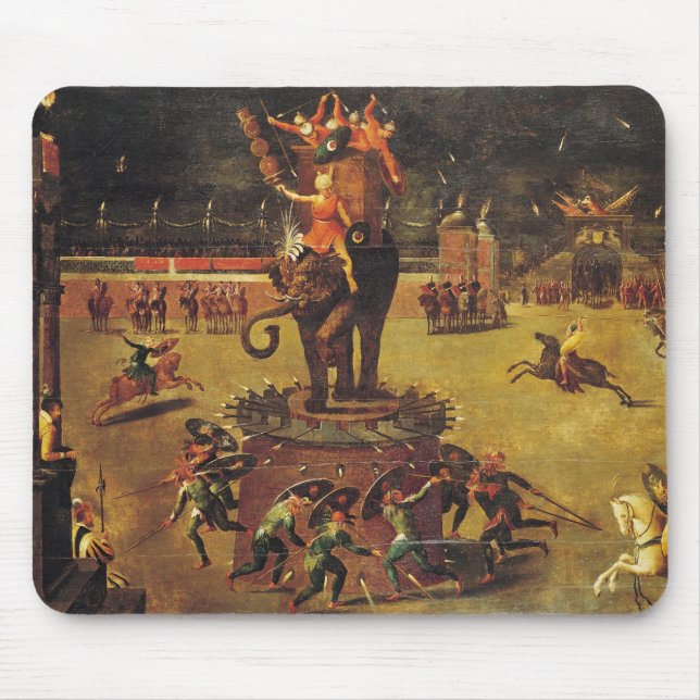 Mousepad O carrossel do elefante (Frente)