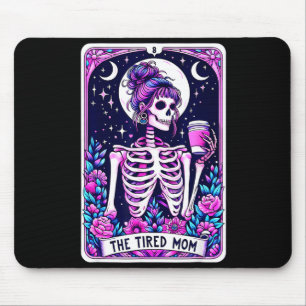 Mousepad O Cartão Tarot da Mamãe Cansada Esqueleto Mamãe Ha