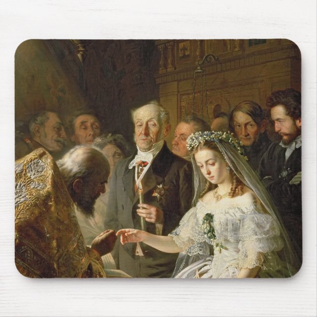 Mousepad O casamento arranjado, 1862 (Frente)