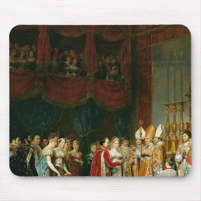 Mousepad O casamento de Napoleon mim e Marie (Frente)