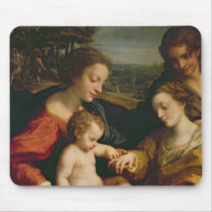 Mousepad O casamento místico de St. Catherine de