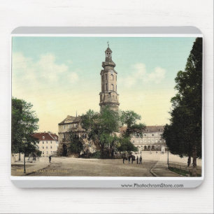 Mousepad O castelo, Weimar, Thuringia, Alemanha Photoc raro