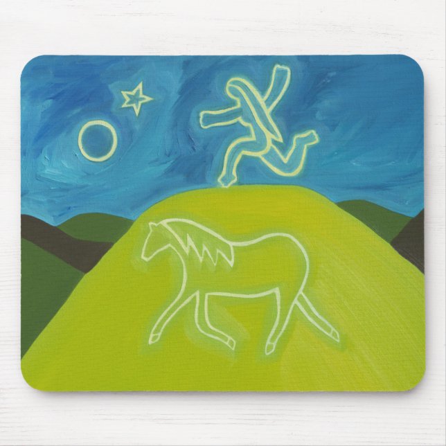 Mousepad O cavalo branco em Somerset 2011 (Frente)