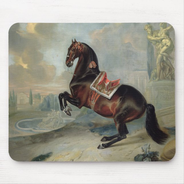Mousepad O cavalo de baía escuro 'Valido (Frente)