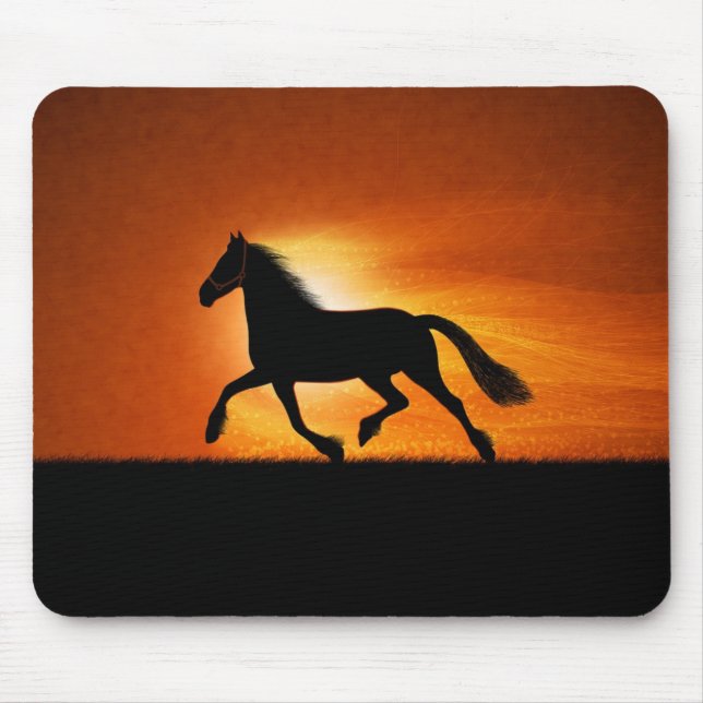 Mousepad O cavalo Running (Frente)