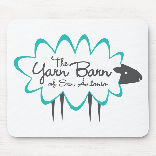 Mousepad O celeiro do fio de San Antonio Sheepy (Frente)
