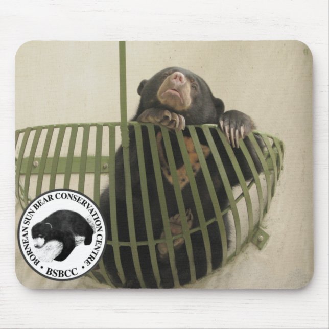 Mousepad O centro da conservação do urso de Bornean Sun (Frente)
