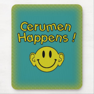 Mousepad O Cerumen acontece