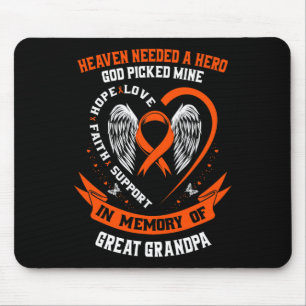 Mousepad O céu precisava de um herói Deus pegou meu Excelen