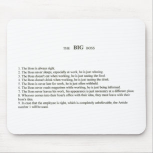 Mousepad O chefe grande