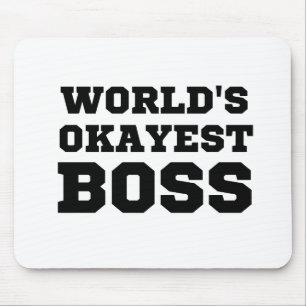 Mousepad O Chefe mais Okayest do Mundo