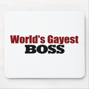 Mousepad O chefe o mais alegre dos mundos