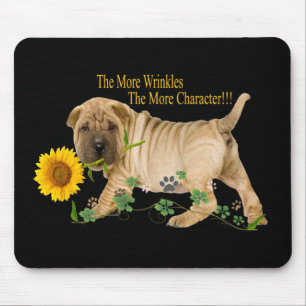 Mousepad O chinês Shar-Pei enruga presentes