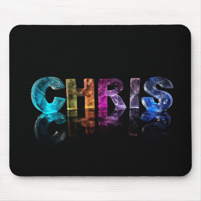 Mousepad O Chris conhecido nas luzes 3D (Frente)