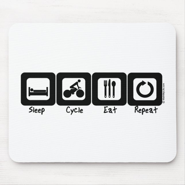 Mousepad O ciclo do sono come a repetição (Frente)