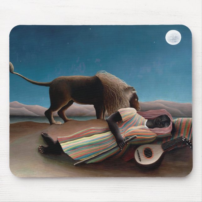Mousepad O cigano adormecido, Henri Rousseau (Frente)