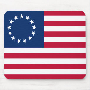Mousepad O Círculo de Estrelas, Bandeira Americana por Bets