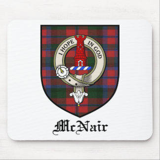 Mousepad O clã de McNair Crest o Tartan do crachá