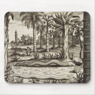 Mousepad O cobra de pedra, de "China ilustrou" por Athan