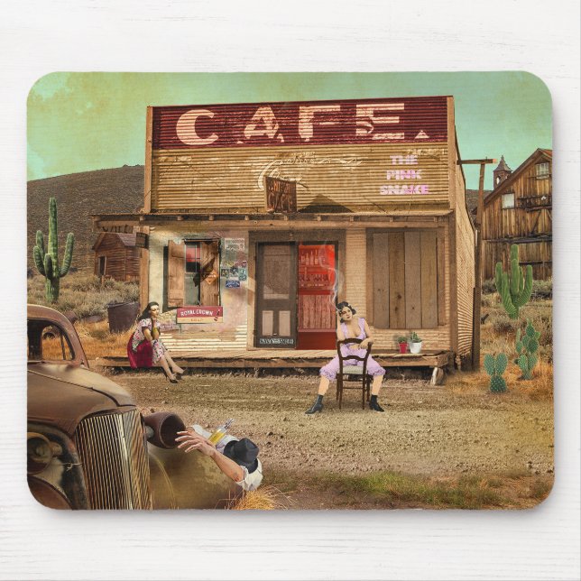 Mousepad O Cobra rosa (Frente)