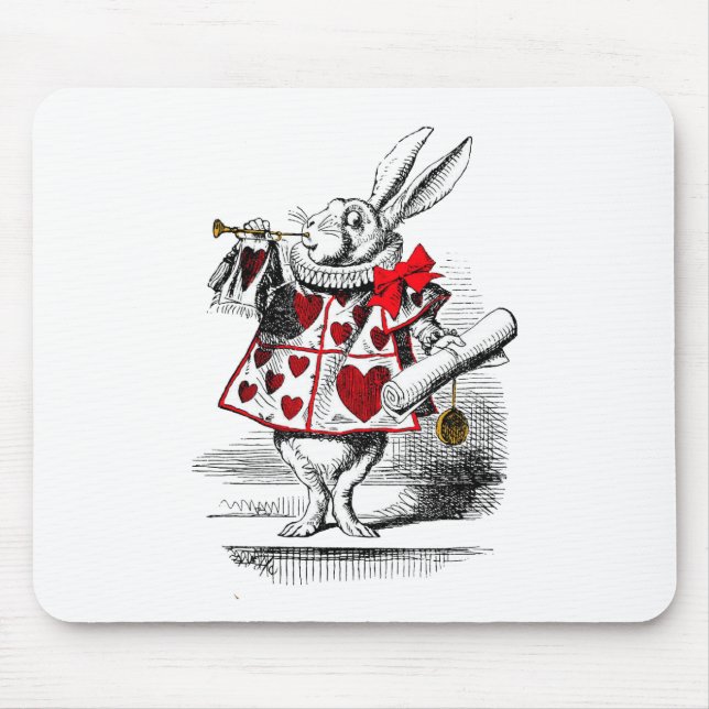 Mousepad O coelho branco (Frente)