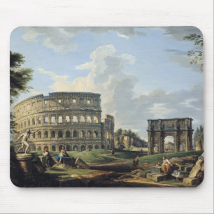 Mousepad O Colosseum e o arco de Constantim